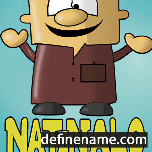 cartoon of the name Natalio