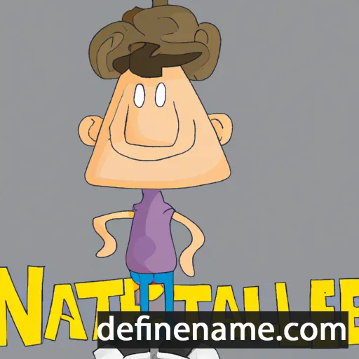 cartoon of the name Natanael