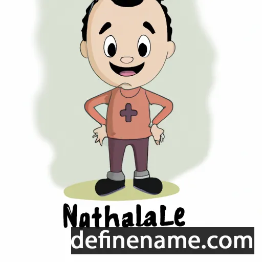 cartoon of the name Nataniel