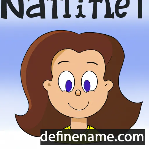 cartoon of the name Nathalie