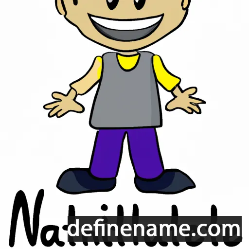 cartoon of the name Nathaniel