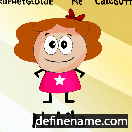 cartoon of the name Natille