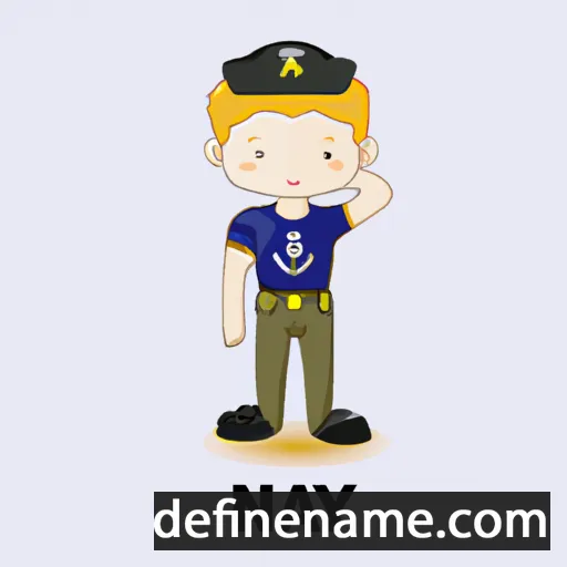 cartoon of the name Navy