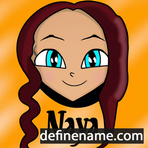 cartoon of the name Naya