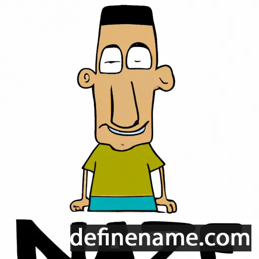 cartoon of the name Naz