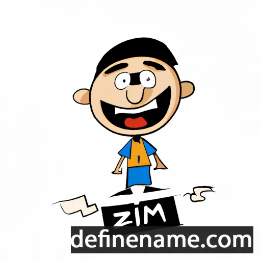 cartoon of the name Nazim