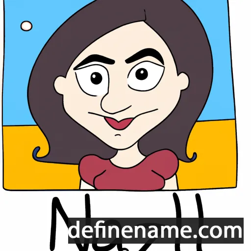 cartoon of the name Nazli