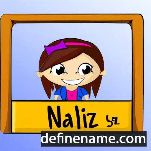 cartoon of the name Nazlı