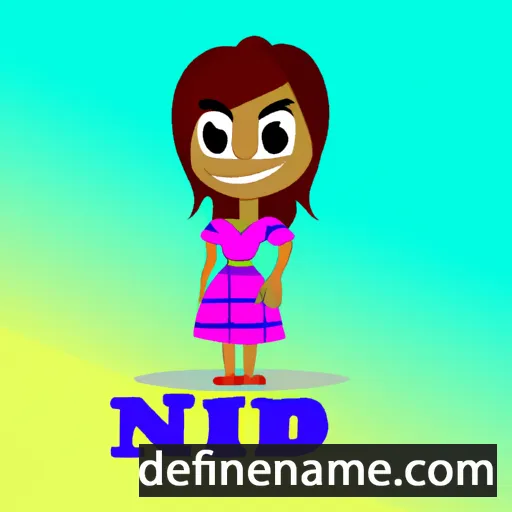 cartoon of the name Ndidi