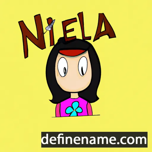 cartoon of the name Nélida