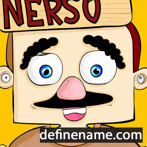 cartoon of the name Néstor