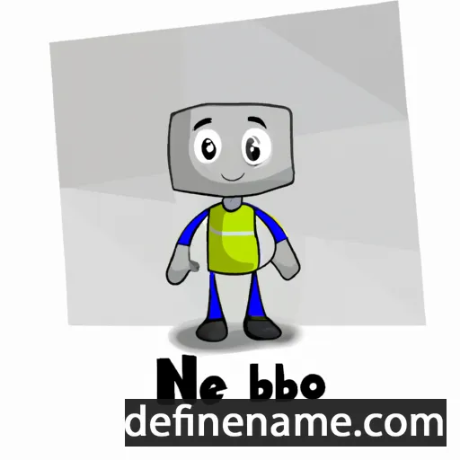 cartoon of the name Nebo