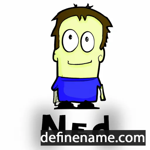 cartoon of the name Ned