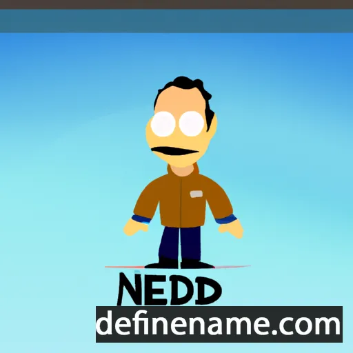 cartoon of the name Nedim