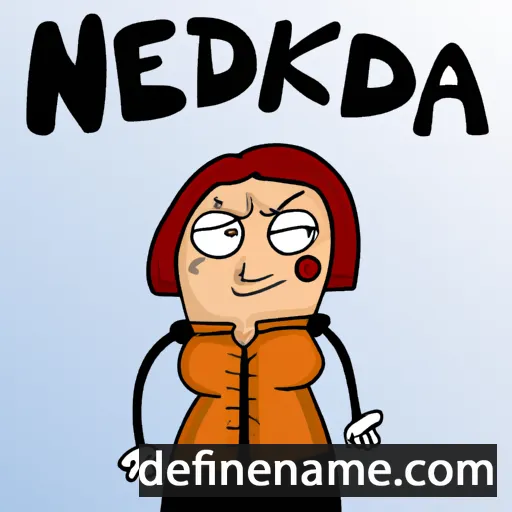 cartoon of the name Nedjeljka