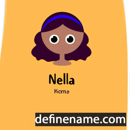 cartoon of the name Neelima