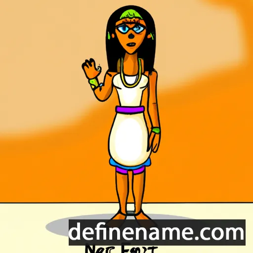 Nefertari cartoon