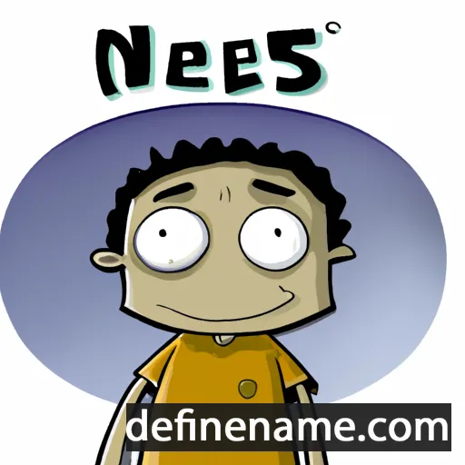 cartoon of the name Nefes