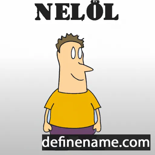 cartoon of the name Neil