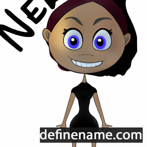 cartoon of the name Neilina