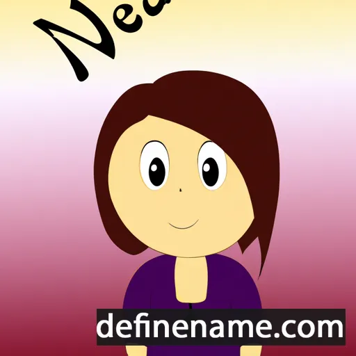 cartoon of the name Neja