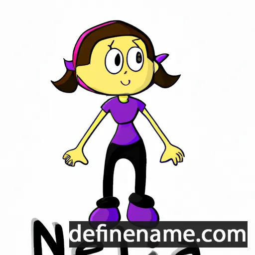 cartoon of the name Nejla