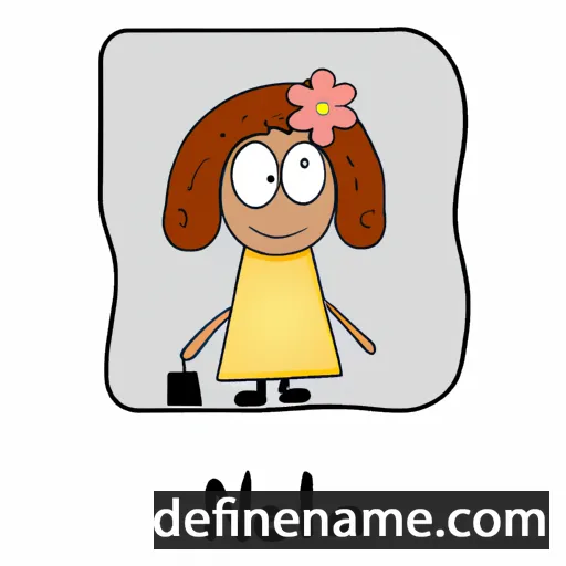 cartoon of the name Nela