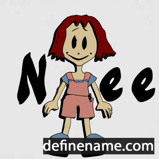 cartoon of the name Nele