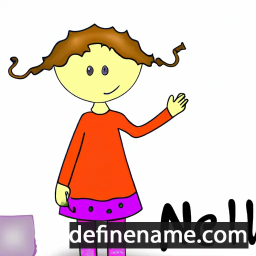 cartoon of the name Neli