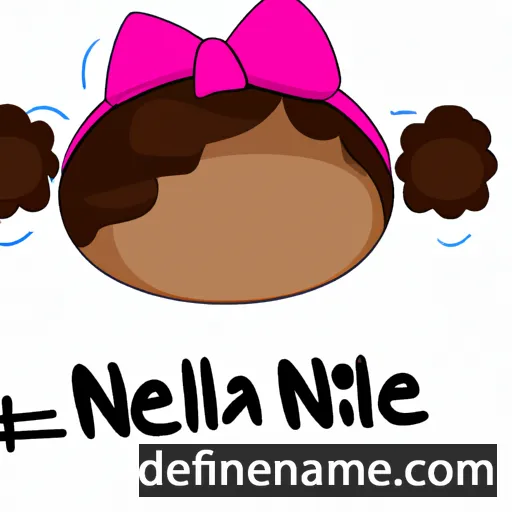 cartoon of the name Nelinha