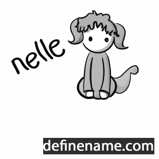 cartoon of the name Nelle