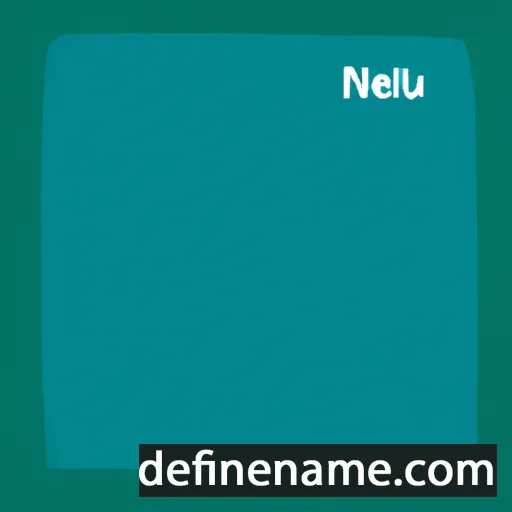 cartoon of the name Nelu