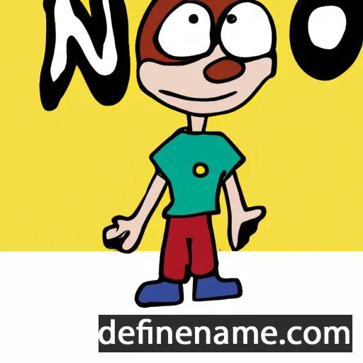 cartoon of the name Neno