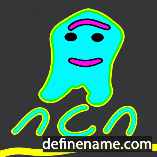 Neon cartoon