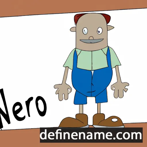 cartoon of the name Nereo