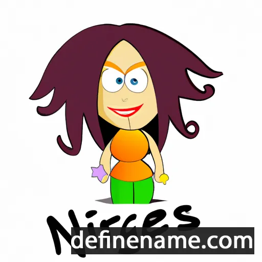 cartoon of the name Nergis