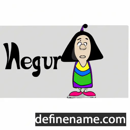 cartoon of the name Nergüi