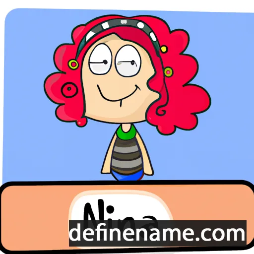 cartoon of the name Nerina