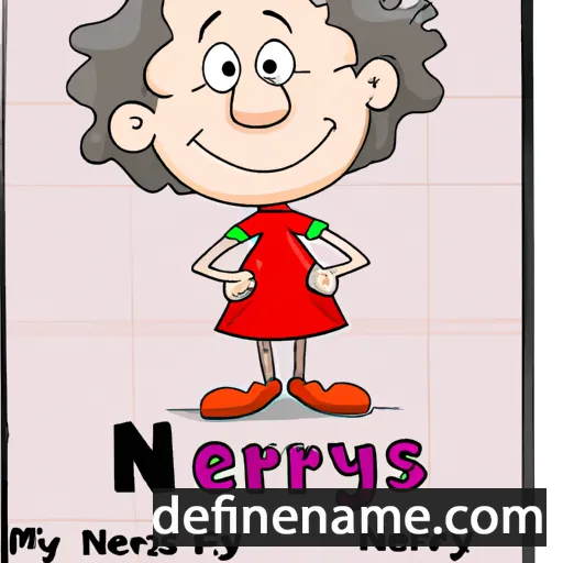 cartoon of the name Nerys