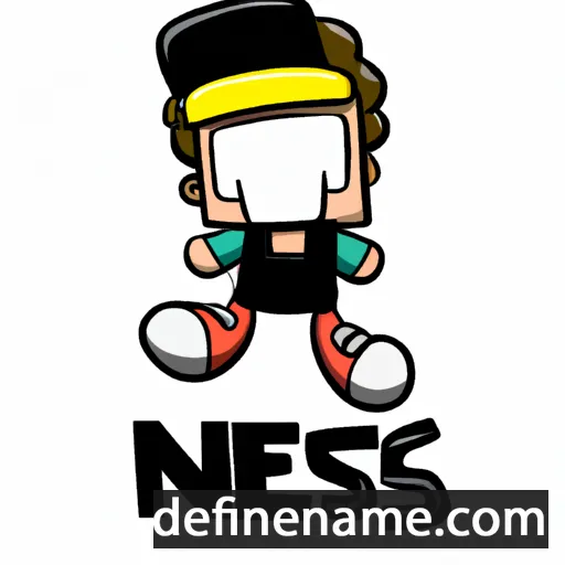 cartoon of the name Nes