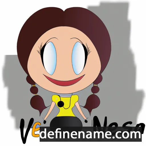 cartoon of the name Nessa