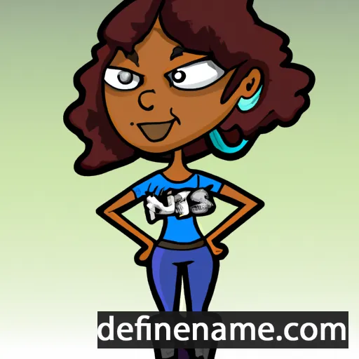 cartoon of the name Nessa