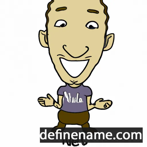 cartoon of the name Netan'el