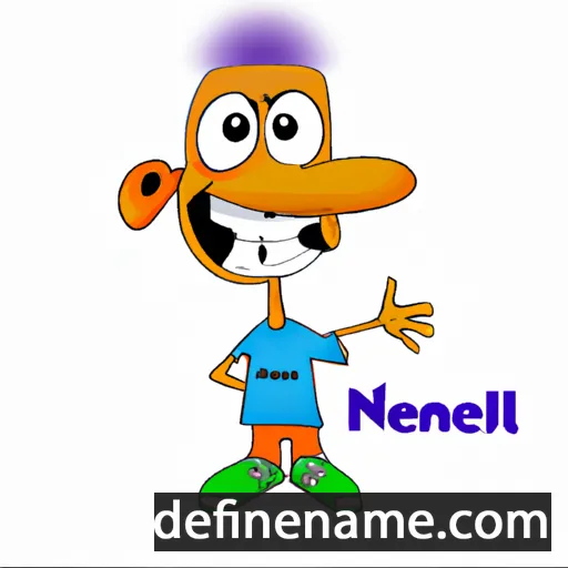 cartoon of the name Netanel