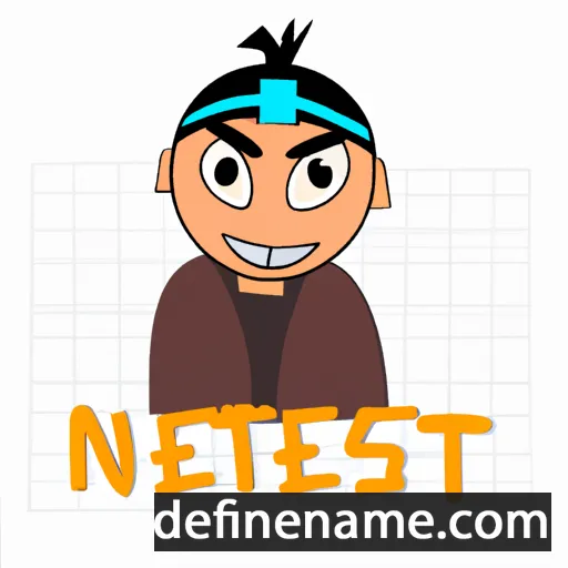 cartoon of the name Netsai