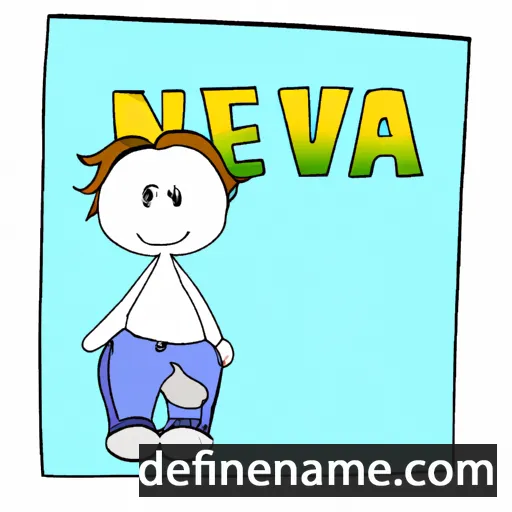 cartoon of the name Nevada