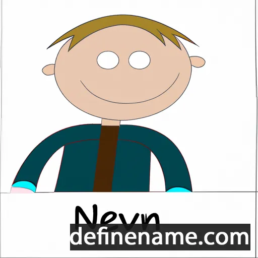 cartoon of the name Neven