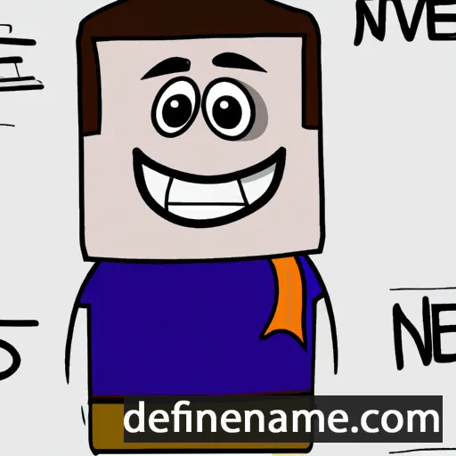 cartoon of the name Neves