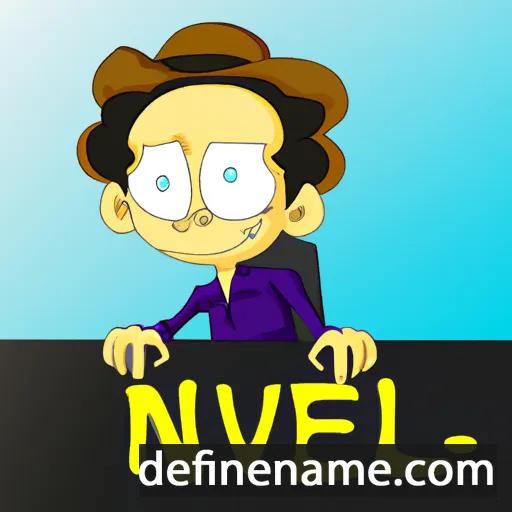 cartoon of the name Nevil