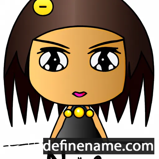 cartoon of the name Nia